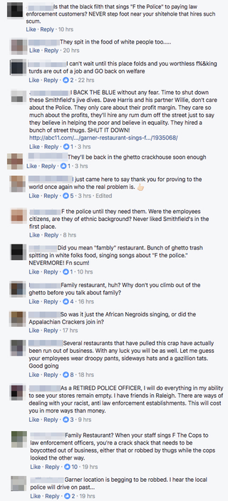 Illustration for article titled Restaurant Targeted by Racist Harassment After Police Union Spreads Hoax Online